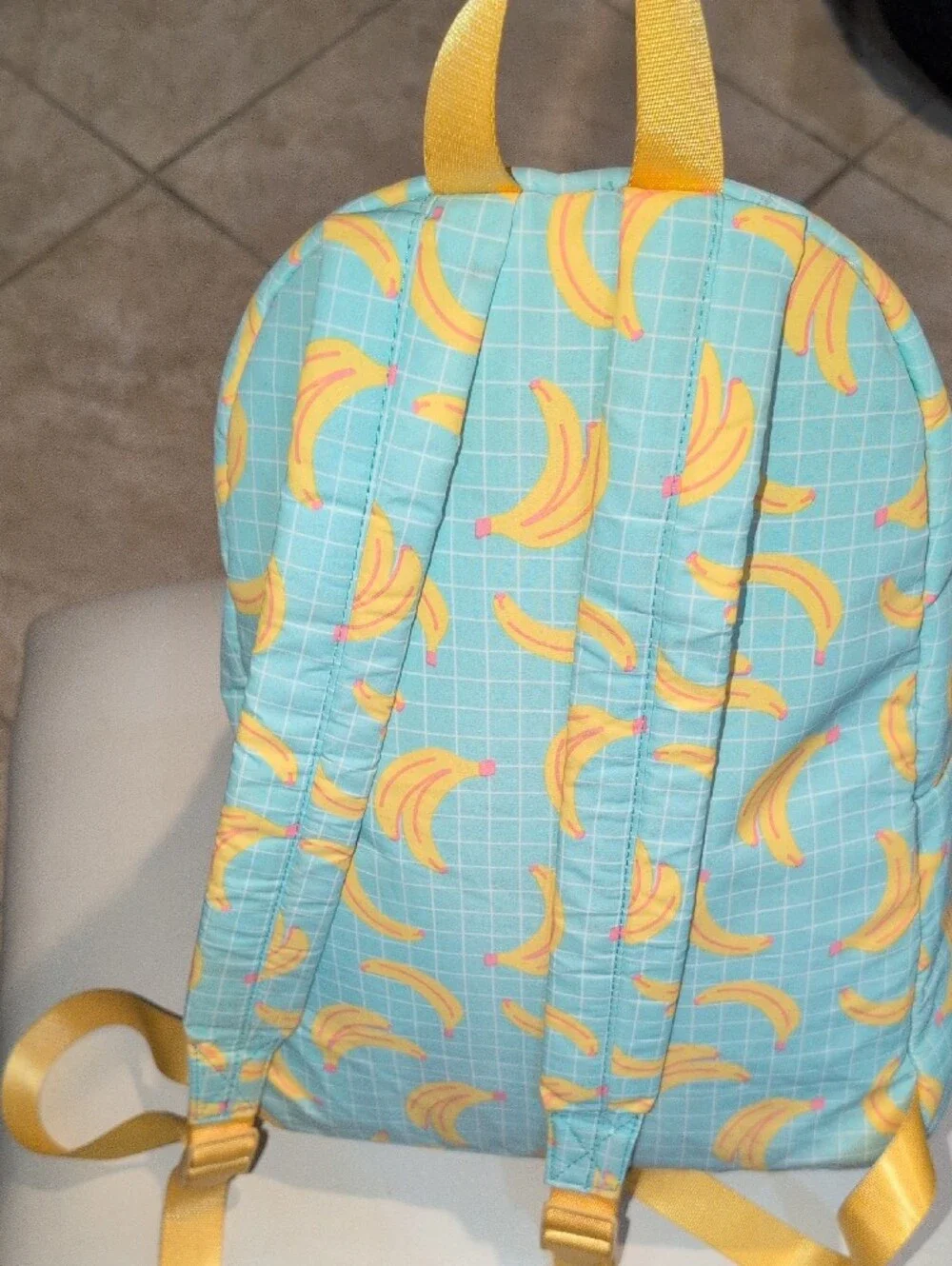 2018 Limited Edition Museum Of Ice Cream X Art Class Banana Grid Back Pack-Rare